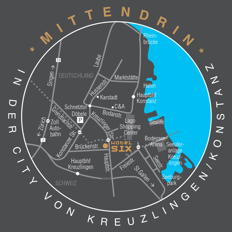 Hotel SiX und die City